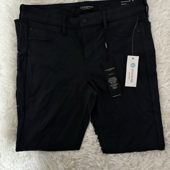 Liverpool Men’s ATHLETIC FIT STRETCH TECH CHINO - CHARCOAL - Picture 4 of 8